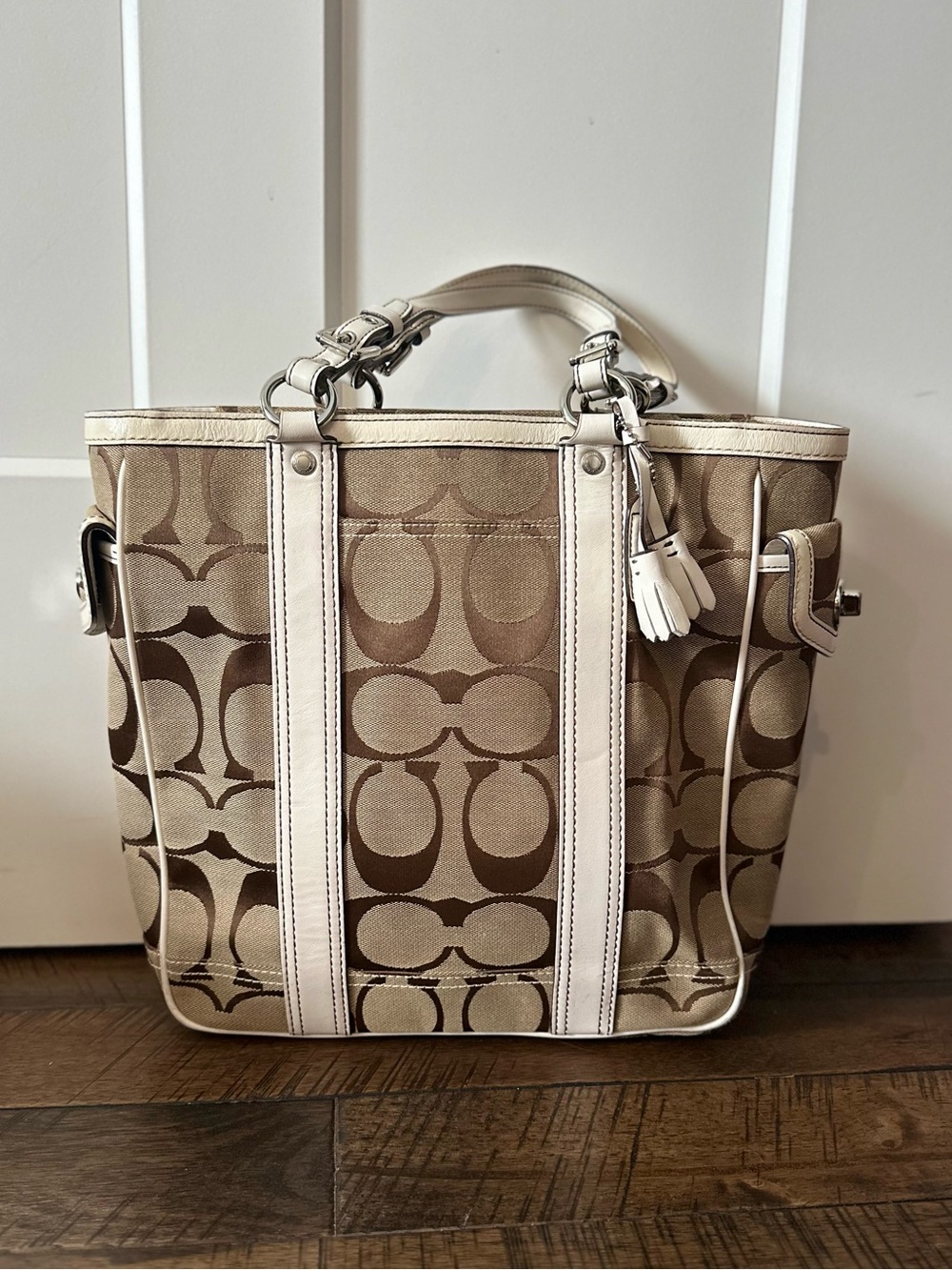 Vintage Coach Signature Gallery Tote